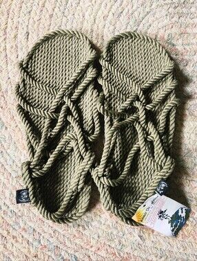 Nomadic State Of Mind Rope Sandals - Olive